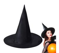 DOKRIN Cappelli per adulti,Accessori per il trucco e il costume da mago nero di Halloween