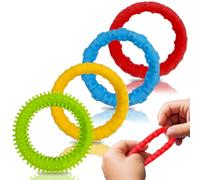 DOKRIN Fidget toys semplici 4 braccialetti sensoriali per bambini, giocattoli antistress da polso, giocattoli sensoriali antistress per bambini, ragazzi e ragazze per alleviare stress e ansia