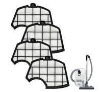 DOKRIN Filtri per aspirapolvere verticale,Quattro filtri motore neri per filtri motore Folletto VK140, VK150, FP140 e FP150, dispositivi di protezione del motore.