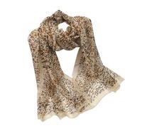 DOKRIN Sciarpe da donna,Sciarpa dipinta, sciarpa in garza, sciarpa in seta anti-sole, scialle traspirante per donna, perfetta per abiti da sera, matrimoni, feste e spiaggia