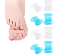 DOKRIN Separadita dei piedi，Separatore dita in gel da 8 pezzi, separatore dita in eversione, espansore dita, allevia comodamente il dolore al piede.