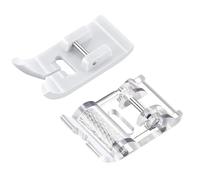 DOKRIN Sewing Machine Presser Feet, Piedino premistoffa in pelle a 2 pezzi per macchine da cucire, accessorio universale e multifunzionale per macchine da cucire domestiche