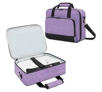 Doksmeria Custodia per proiettore, borsa per proiettore con tasche per accessori e spallacci regolabili, borsa da trasporto portatile compatibile con Epson BenQ ViewSonic e la maggior parte dei mini