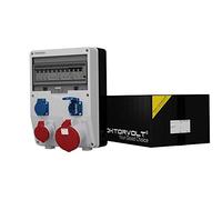 Doktorvolt Distributore di Corrente per Cantieri 63A 16A 2x230V TD-S/FI 2268