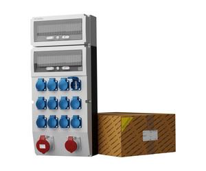 Doktorvolt distributore di energia edile eXT 32A 16A 12x230V Mennekes...