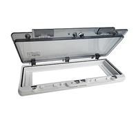 Doktorvolt Porta di comando, telaio da incasso con finestra a ribalta per 13 moduli, moduli di sicurezza per distributori di macchine, armadi elettrici, apribili, 255 x 98 x 31 mm, IP67