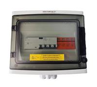 Doktorvolt Scatola di collegamento solare AC SIEMENS Interruttore LS 3P B16A Interruttore FI 25A 300mA Protezione da sovratensione T2 Protezione da fulmini per impianto PV fotovoltaico 1000V IP65