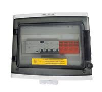 Doktorvolt Scatola di collegamento solare AC SIEMENS Interruttore LS 3P B25A Interruttore FI 25A 300mA Protezione da sovratensione T2 Protezione da fulmini per impianto PV fotovoltaico 1000V IP65