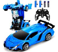 Dolanus Auto telecomandata - Trasformatore Robot RC Cars contiene tutte le batterie: Deformazione a un pulsante e Rotazione a 360 gradi, regalo di Natale compleanno per ragazzi/ragazze