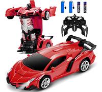 Dolanus Auto telecomandata - Trasformatore Robot RC Cars contiene tutte le batterie: Deformazione a un pulsante e Rotazione a 360 gradi, regalo di Natale compleanno per ragazzi/ragazze