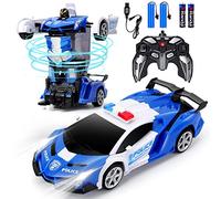 Dolanus Auto telecomandata - Trasformatore Robot RC Cars contiene tutte le batterie: Deformazione a un pulsante e Rotazione a 360 gradi, regalo di Natale compleanno per ragazzi/ragazze