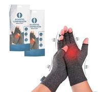 DOLCCIA 2 paia guanti di compressione artrite, sollievo per dolori alle mani e artrosi, migliora il gonfiore e la circolazione, 1 paio donna e uomo (M)