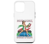 Dolce A Parole Spietata In Campo Italiano Donne Padel Design Custodia per iPhone 12 Pro Max