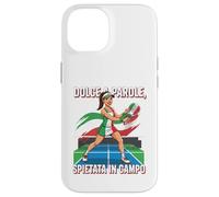 Dolce A Parole Spietata In Campo Italiano Donne Padel Design Custodia per iPhone 14