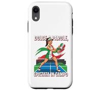 Dolce A Parole Spietata In Campo Italiano Donne Padel Design Custodia per iPhone XR
