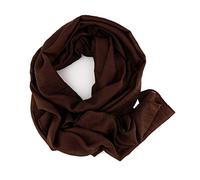 Dolce Abbraccio by RiemTEX Wild Cat - Sciarpa da donna in microtouch anti prurito, per primavera, estate e tutto l'anno, marrone scuro., Taglia unica