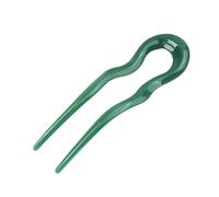 Dolce Acetato Capelli Chignon A Forma di U Fshion Design Forcina Polpette Fermaglio per Capelli Per Donna Ragazza (Verde)