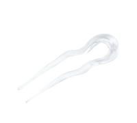 Dolce Acetato Capelli Chignon A Forma di U Fshion Design Forcina Polpette Testa Fermaglio per Capelli Per Donna Ragazza (Bianco)