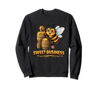 Dolce Affari Divertente Miele Ape Imprenditore Grafica Felpa