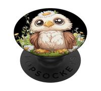 Dolce aquila in estate margherite sguardo PopSockets PopGrip Adesivo