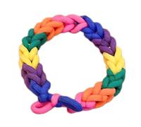 Dolce Arcobaleno Corda per Capelli Per Bambini Dragon Festival Scrunchies Capelli Cravatta Capelli Elastico Uncinetto Hairband Coppia