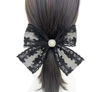 Dolce Balletto Fiore Del Merletto Fiocco Dei Capelli Clip Della Clip Delle Donne Barrettes PonytailHolder Per Ragazza Strumento