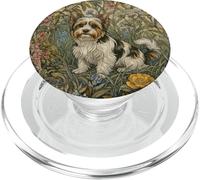 Dolce Biewer Terrier in un vecchio giardino inglese PopSockets PopGrip per MagSafe