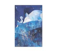 dolce blu volpe ragazza Garden Flag Set felice anno nuovo banner per Yard decorazione 12x18 doppia faccia