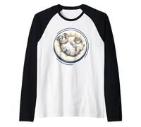Dolce Boxer Cane Che rilascia con Letto per Cani + Fodera Durante Il Sonno Maglia con Maniche Raglan