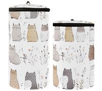 Dolce Burmesecats Bianco Scarpa Lavaggio Bag Sneakers Lavatrice Bag 2 Pz Sacchetto di Lavanderia Per Scarpe Lavatrice Della Scarpa Sacchetto Della Macchina, Dolci Burmesecats bianco, 1 size, moderno