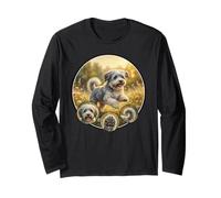 Dolce Cane bolonka Divertente in Natura ai margini della Foresta Maglia a Manica