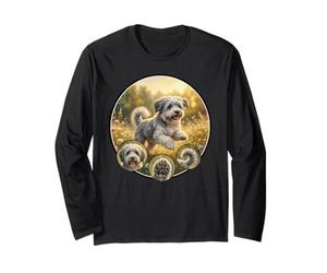 Dolce Cane bolonka Divertente in Natura ai margini della Foresta Maglia a Manica