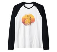 Dolce Capibara Divertente Capibara Amante Amante degli Maglia con Maniche Raglan