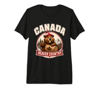 Dolce Castoro Acero Nord America Campeggio Souvenir Canada Maglietta Premium