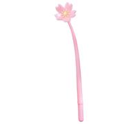 Dolce Cherry Blossoms Gel Penna Inchiostro Morbido Silicone Manico 0,38 mm Punta Fine Kawaii Penna Da Scrittura per Bambini & Scuola 1ml Inchiostro Kawaii Fiori Di Ciliegio Penna Gel Manico In