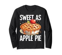 Dolce Come Apple Pie Apple Maglia a Manica