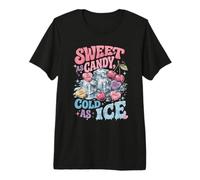 Dolce Come Candy, Freddo Come Ghiaccio - Amore Maglietta Premium