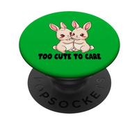 Dolce coniglietto too carino per curare PopSockets PopGrip Adesivo