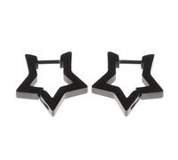 Dolce Cool Star Orecchini A Cerchio Geometria Moda Piercing Orecchini Gioielli Minimalista Piccolo Regalo Stella Cerchio Per Le Donne Pendono In Acciaio Inox, Misura unica, come descritto, come