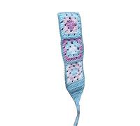 Dolce Crochet Turbante Scava Fuori Capelli Fazzoletto Tie Back Headwrap Modello Fiore Piccolo Turbante fresco Per Le Ragazze Puntelli Foto
