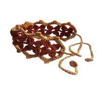 Dolce Crochet Turbante Scava Fuori Capelli Fazzoletto Tie Back Headwrap Modello Fiore Piccolo Turbante fresco Per Le Ragazze Foto Puntelli Knit Fazzoletto