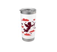 Dolce cupido con arco e freccia - angelo Bicchiere termico in acciaio inox doppia parete