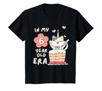Dolce dolce a forma di gattino per il compleanno di «In My Year Era» di 6 anni Maglietta