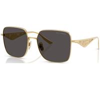 Dolce & Gabbana Donna DG2310 02/87 Occhiali da sole Metallo Oro Grigio Squadrata Normale