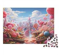 Dolce Fantasia Rompicapo 1000 Pezzi In Città dei dolci cartone Extra Spesso, Un Classico Puzzle A Pezzi Per Pace Interiore, Ideale Per Sfida Personale, Regalo Di Compleanno Originale 7
