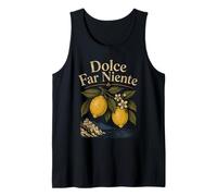 Dolce Far Niente Lemon Costa Italia Vacanza Canotta