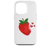 Dolce fragola amore cuore estate frutti d'estate fragole Custodia per iPhone 13 Pro