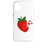 Dolce fragola amore cuore estate frutti d'estate fragole Custodia per iPhone 16 Plus