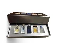 DOLCE & G Mini collezione da uomo - Set regalo da 5 pezzi Mini profumo formato da viaggio, Devotion, K POUR HOMME Gabbana, The One EDP, Light Blue EDT Sprays D & G