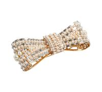 Dolce & Gabbana, ,Accessories ,Donna ,Giallo ,ONE SIZE Spilla Fiocco Cristallo Oro